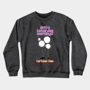 Cartoon Saturday Mornings Crewneck Sweatshirt